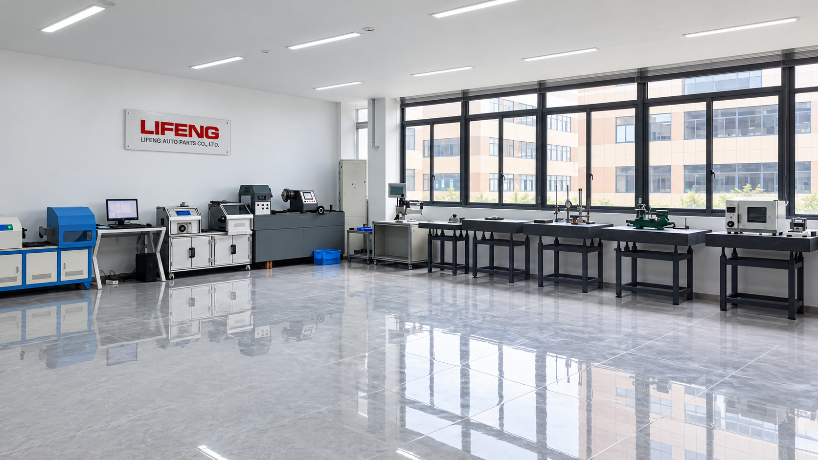 Precision measurement room used as a LIFENG marketing visual