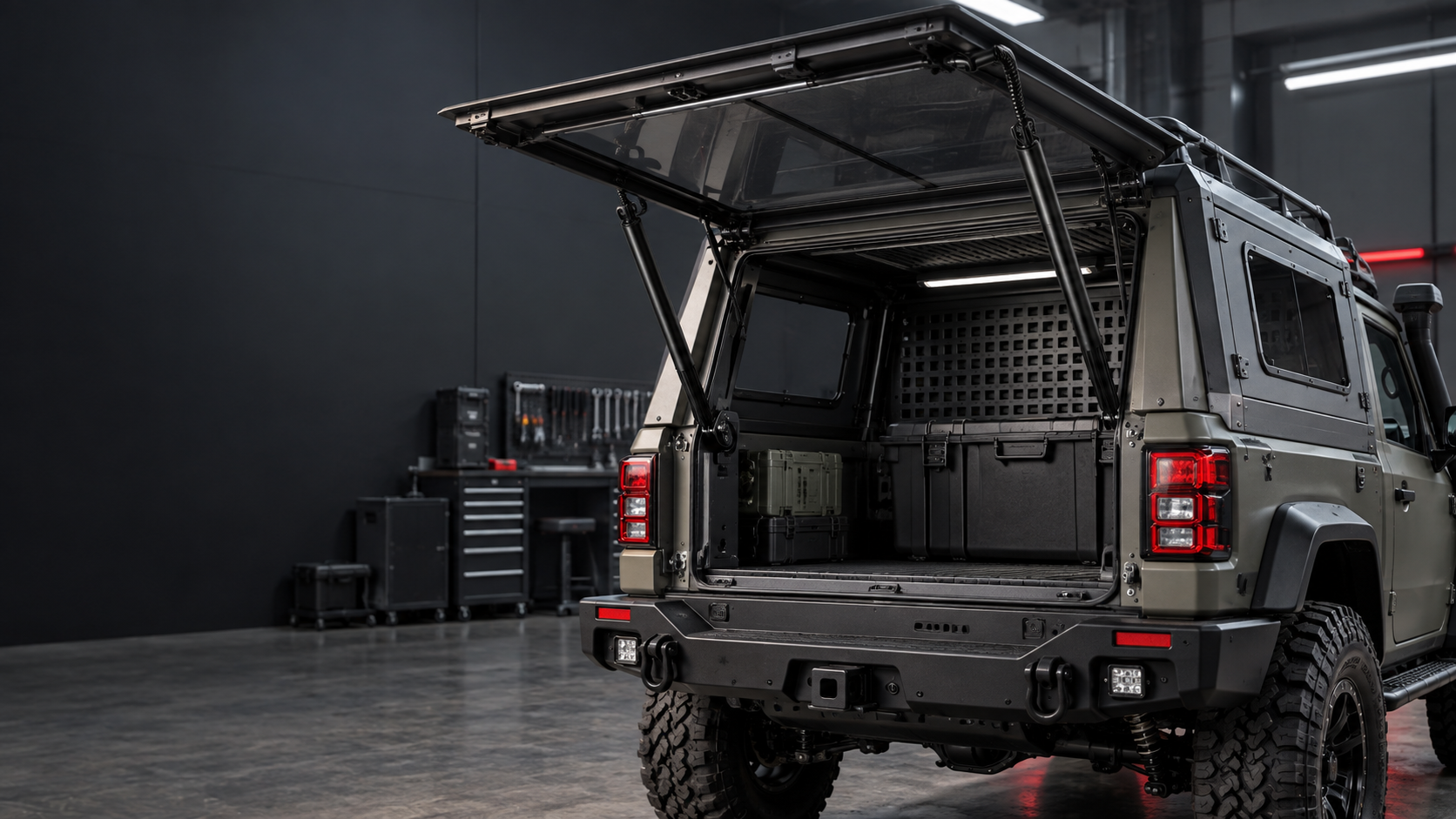 Representative special-modification vehicle opening application